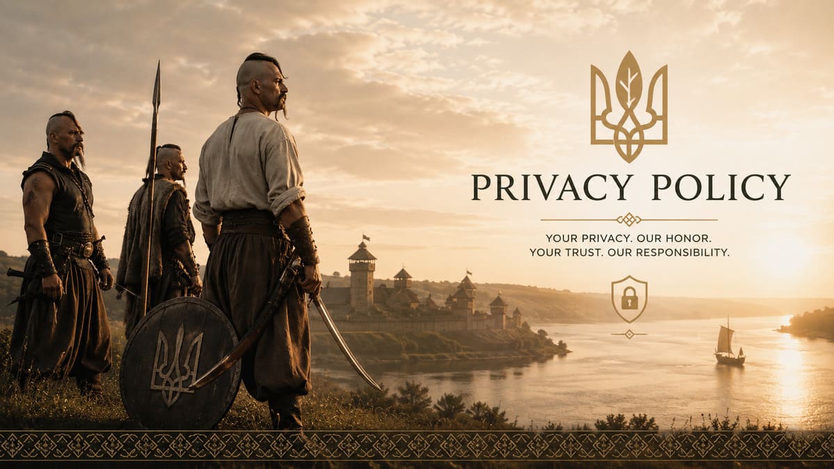 Privacy Policy — Cossack Remedies Cossack warriors guarding the Dnipro river — Your Privacy Our Honor at Cossack Remedies.
