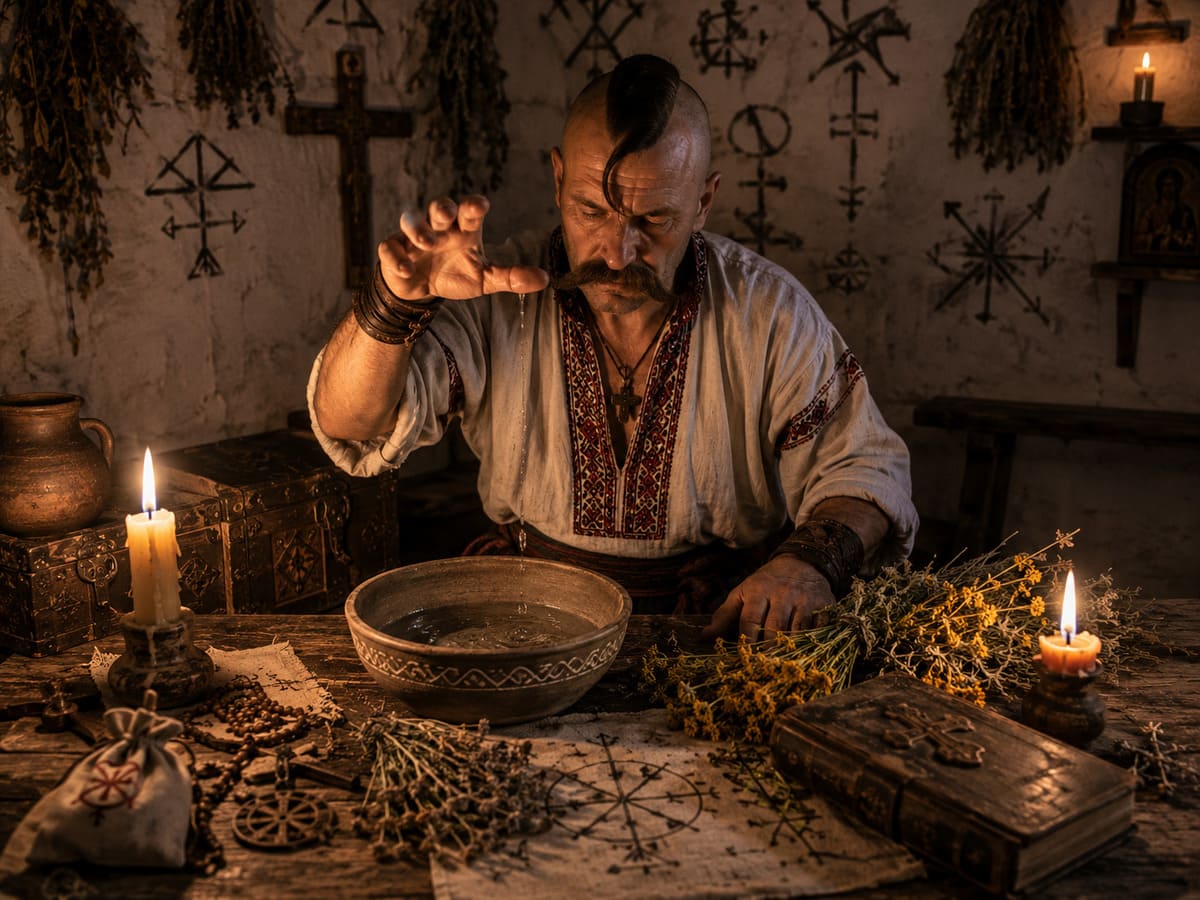 Explore Slavic Folk Magic & Spirit — ancient znakhar traditions, Cossack rituals and mysterious healing knowledge passed down through generations.