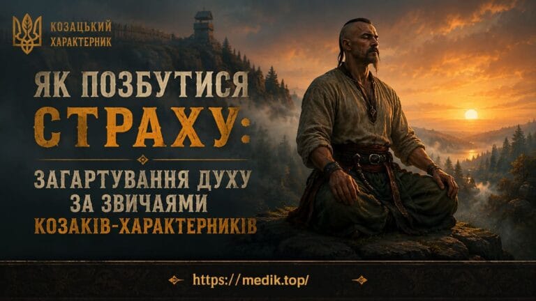 Козацькі практики та поради як позбутися страху і панічного остраху.
